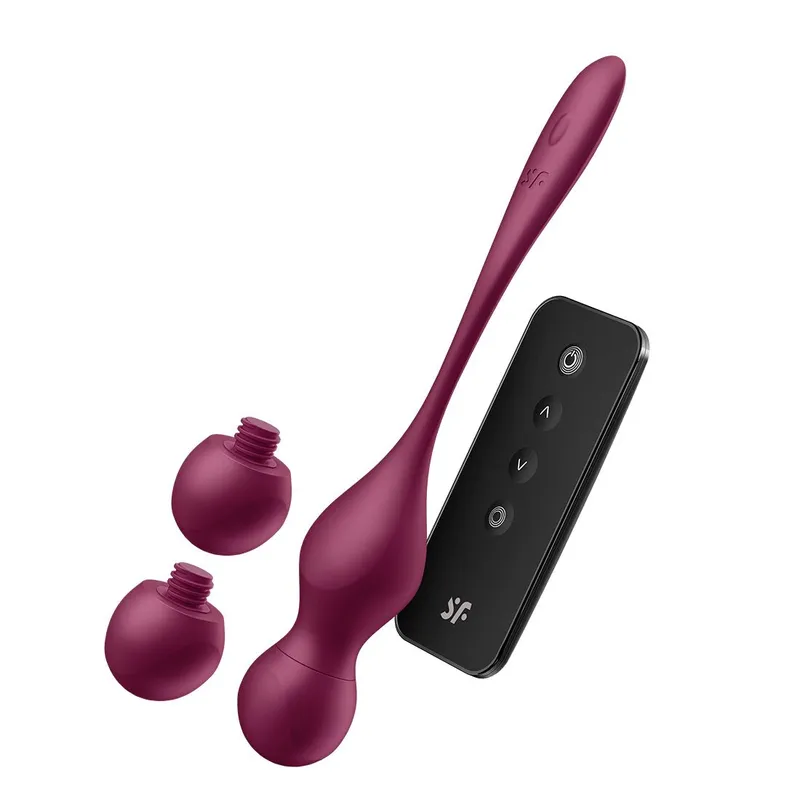 Вагінальні кульки з вібрацією Satisfyer Love Birds Vary Connect App, змінна маса