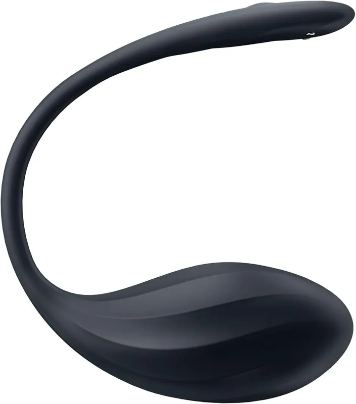 Смарт-віброяйце Satisfyer Ribbed Petal Connect App Black з пультом ДК