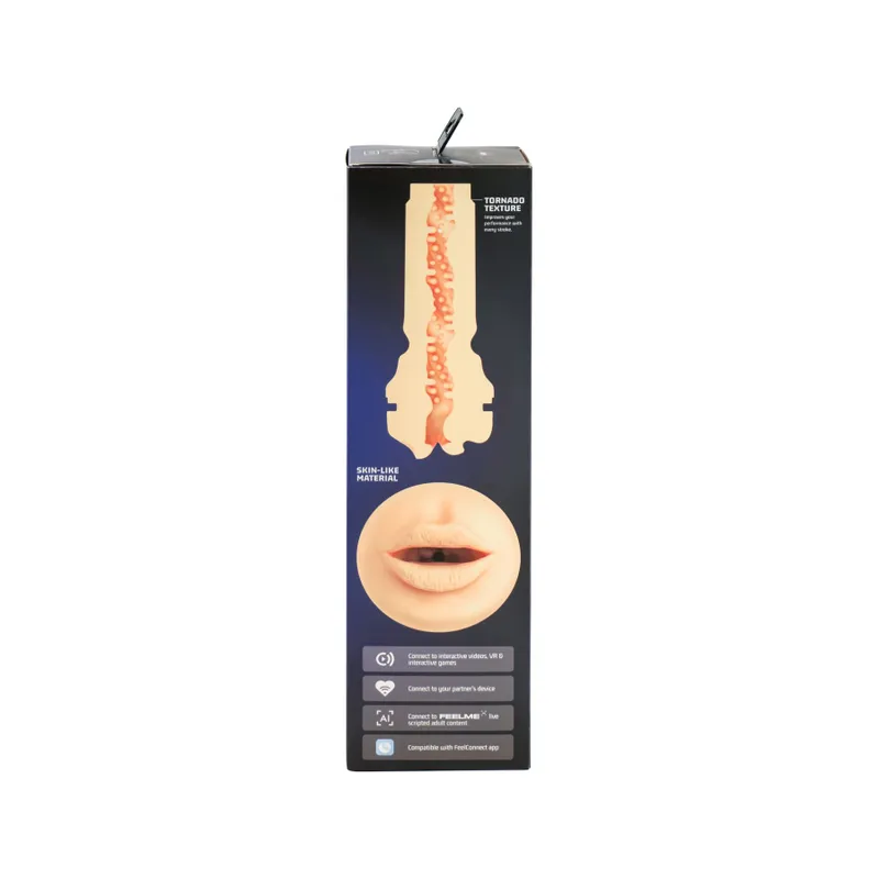 Мастурбатор-ротик Kiiroo Feel Mouth з інтерактивною насадкою PowerBlow Combo Set