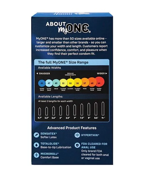 Презервативи MyONE Super Snug, 10 шт, ONE (США)