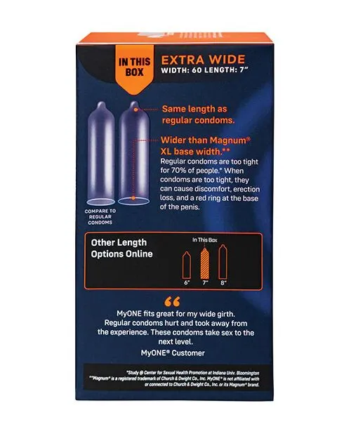 Презервативи MyONE Extra Wide, 10 шт, ONE (США)