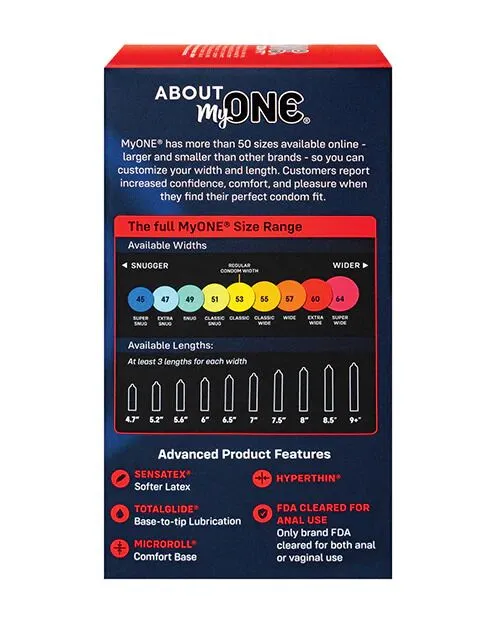 Презервативи MyONE Super Wide, 10 шт, ONE (США)