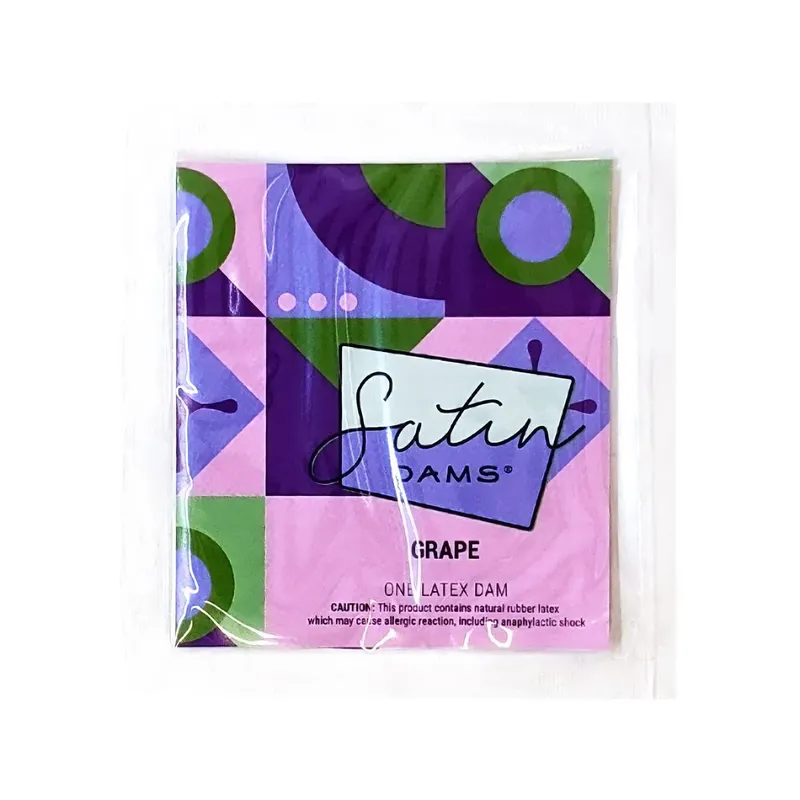 Латексна серветка Satin Dams Grape ONE, 1 шт