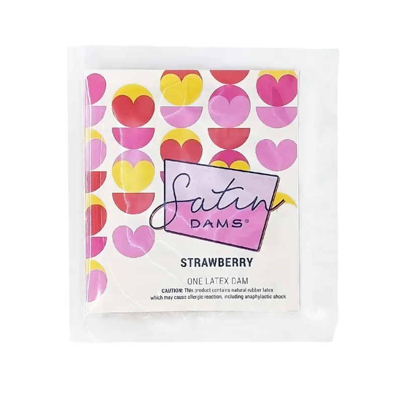 Латексна серветка ONE Satin Dams Strawberry, 1 шт