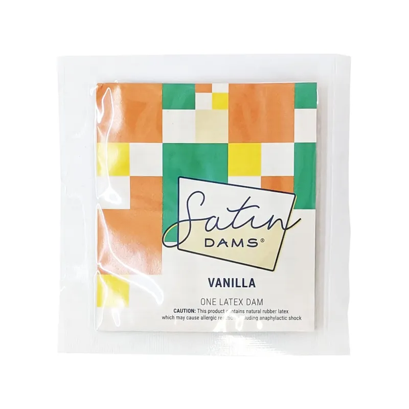 Латексна серветка Satin Dams Vanilla ONE (США), 1 шт