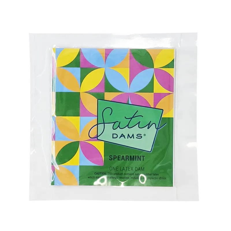 Латексна серветка Satin Dams Spearmint, ONE, 1 шт