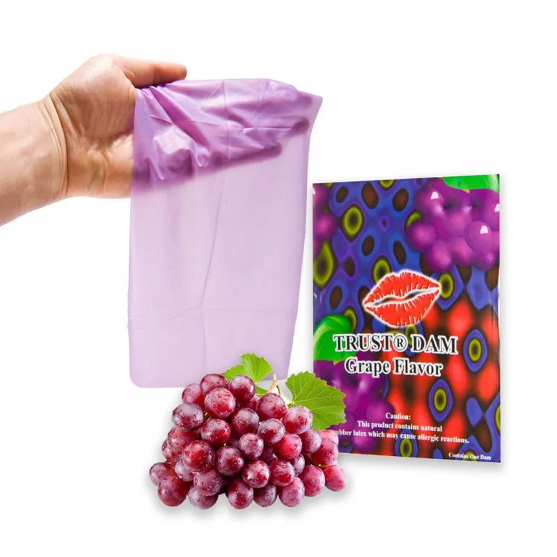 Латексна серветка ONE Latex Dental Dams Grape, 1 шт