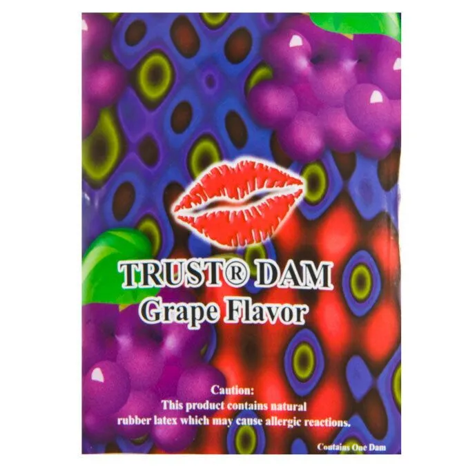 Латексна серветка ONE Latex Dental Dams Grape, 1 шт