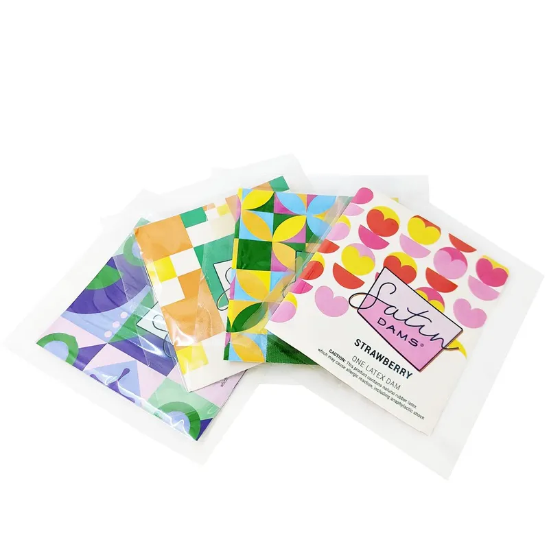 Набір латексних серветок ONE Satin Dams Assorted, 100 шт