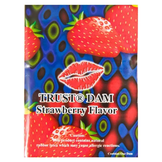 Латексна серветка ONE Dental Dams Strawberry, 1 шт