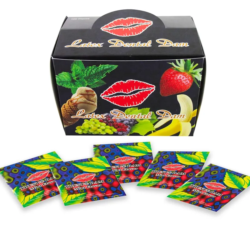Латексні серветки ONE Latex Dental Dams Mint, 100 шт