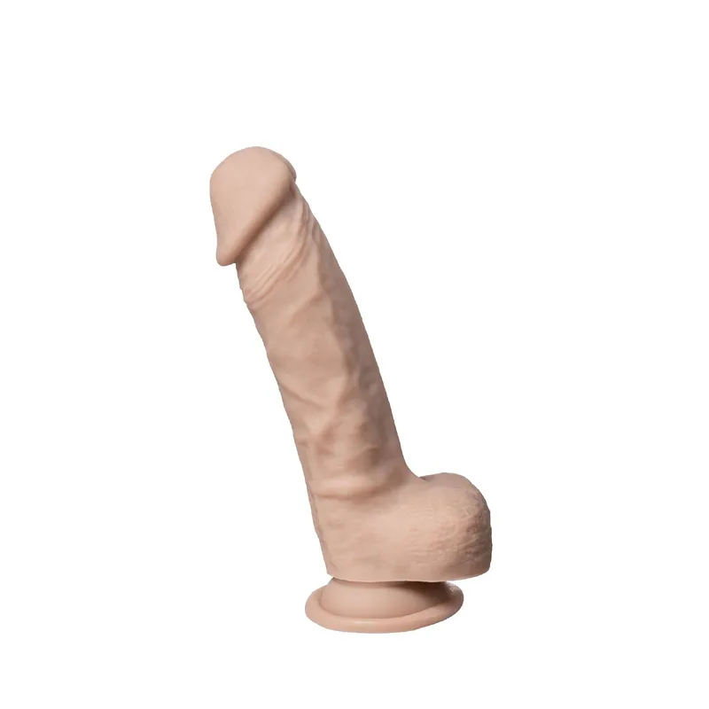 Фалоімітатор SilexD Vetus Real Skin Flesh (8in MODEL 1), діаметр 4,1 см