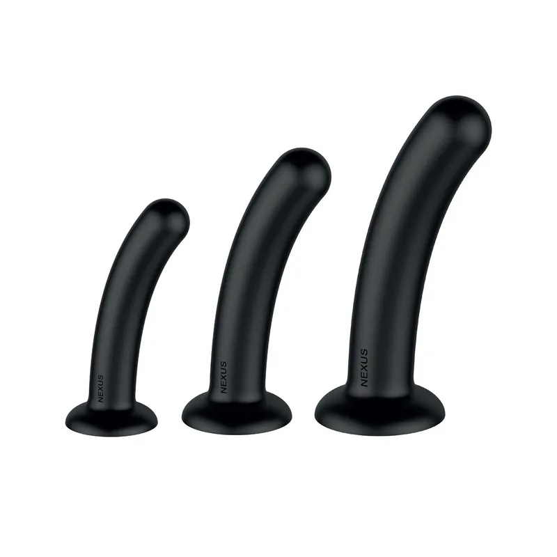 Набір дилдо Nexus Dilating Set — три розміри, силікон