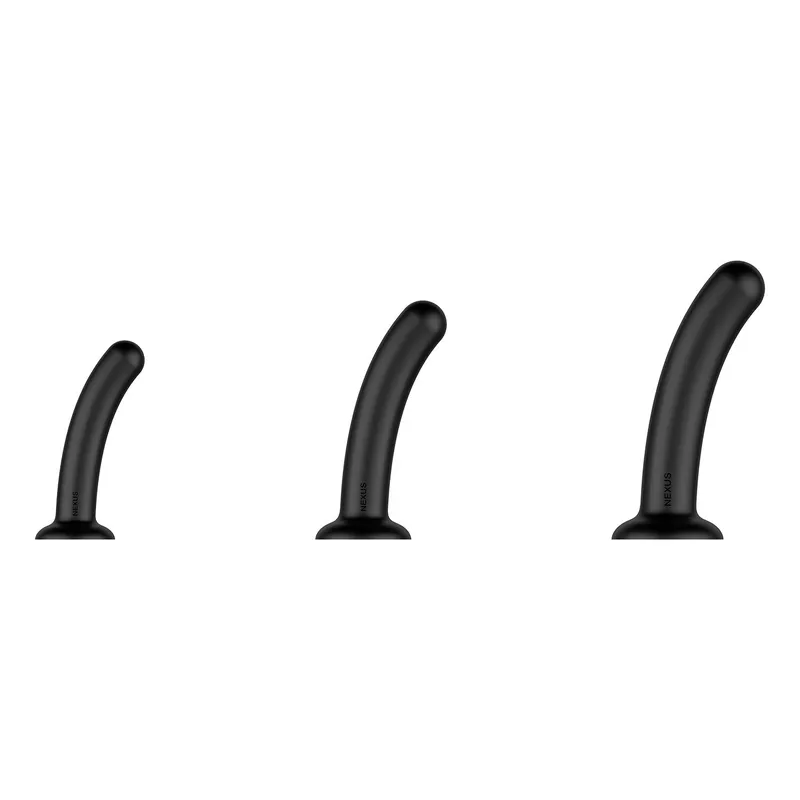 Набір дилдо Nexus Dilating Set — три розміри, силікон