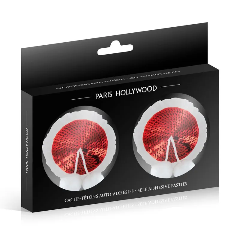 Пестіс з помпончиками на соски Paris Hollywood Cache Tetons Pompoms