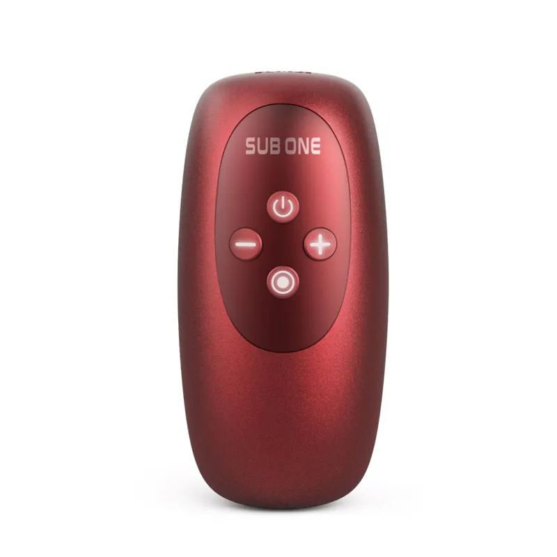 Мастурбатор з вібрацією Manwan SUB.ONE Velvet Red