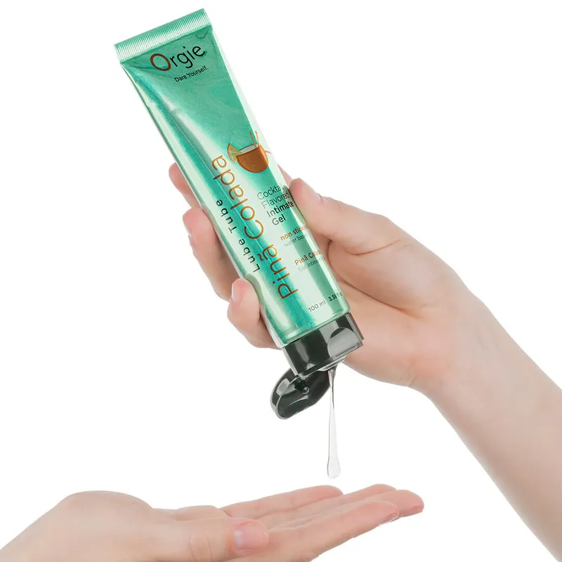 Лубрикант на водній основі Orgie Lube Tube Pina Colada, 100 мл, смак і аромат піна колади