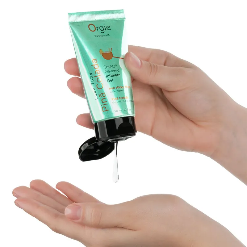 Лубрикант на водній основі Orgie Lube Tube Pina Colada, 50 мл, смак пінья колада
