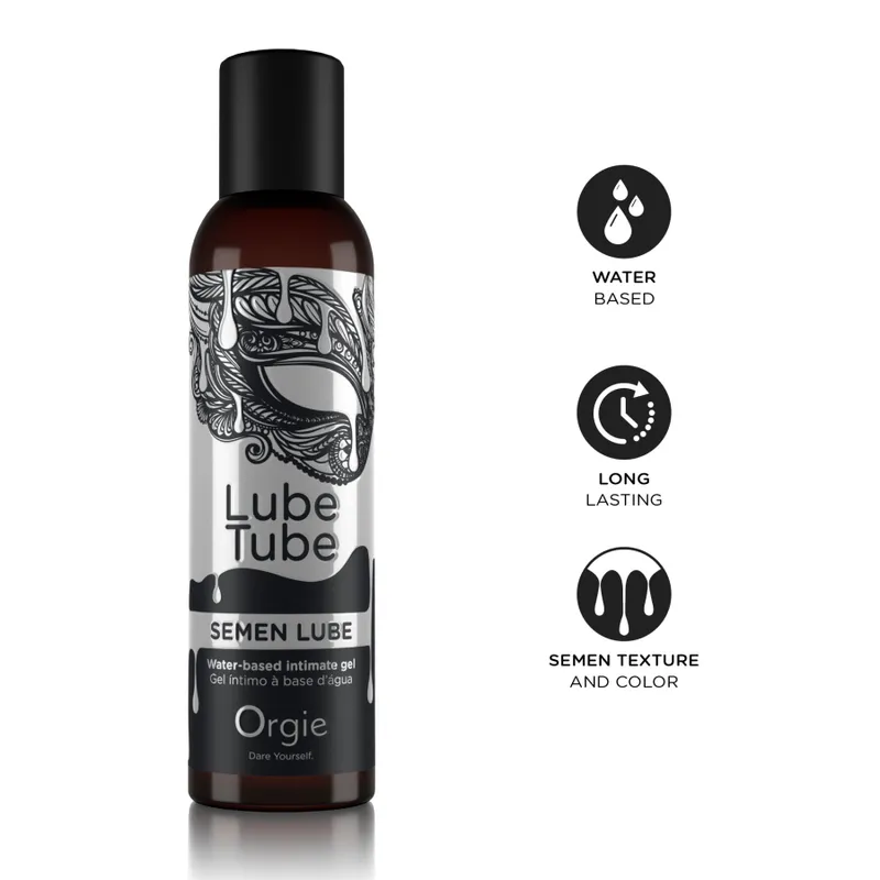 Лубрикант з імітацією сперми Orgie Lube Tube Semen Lube, 150 мл, водна основа