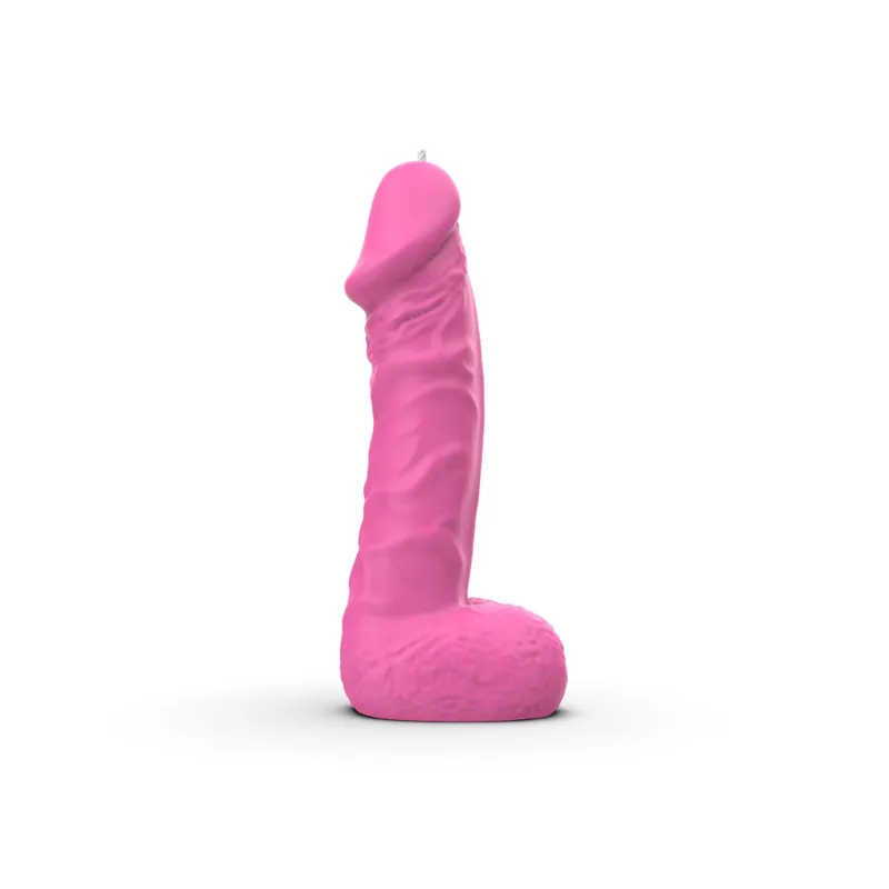 Свічка у вигляді члена Чистий Кайф MEDIUM Pink, 15 см