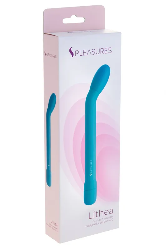 Тонкий вібратор для точки G S Pleasures Lithea Turquoise