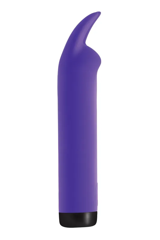 Вібратор S Pleasures Bullets Amethyst, фіолетовий, з двома відростками, 10 режимів