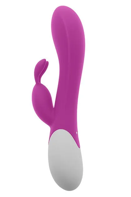 Вібратор-кролик S Pleasures Premium Corabi Rabbit, рожевий, з функцією нагрівання