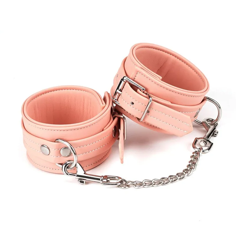 Поножі Liebe Seele Dark Candy Pink Ankle Cuffs зі знімним ланцюжком