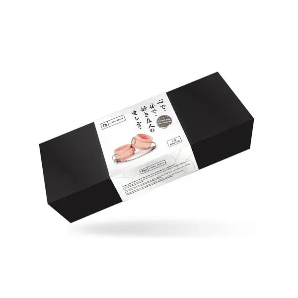 Поножі Liebe Seele Dark Candy Pink Ankle Cuffs зі знімним ланцюжком