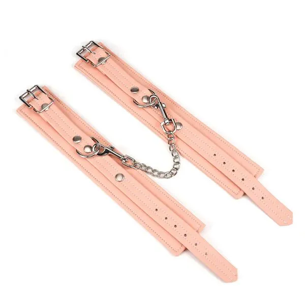 Поножі Liebe Seele Dark Candy Pink Ankle Cuffs зі знімним ланцюжком