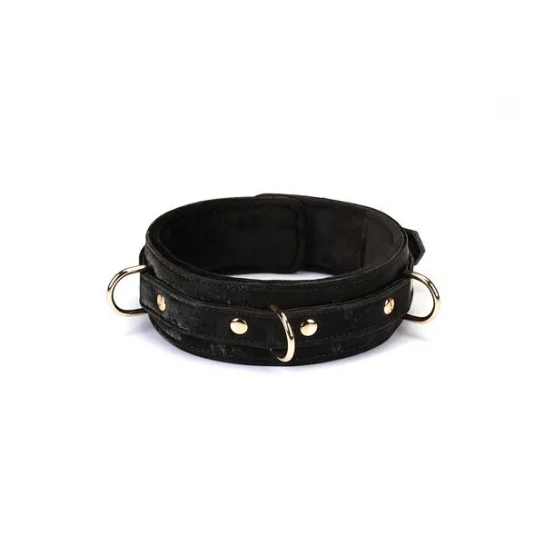 Нашийник з повідцем Liebe Seele Boudoir Amor Collar with Leash Black
