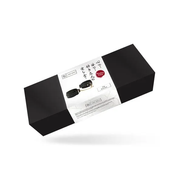 Наручники Liebe Seele Boudoir Amor Wrist Cuffs Black, чорний оксамит