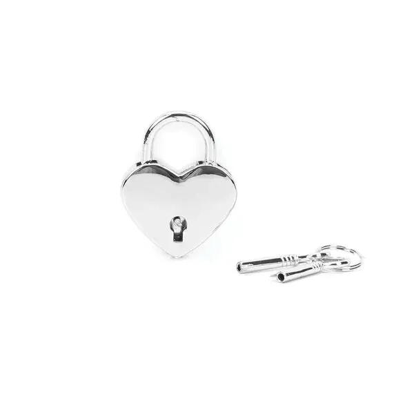 Замочок-сердечко Liebe Seele Heart Shape Padlock Silver (2 шт)