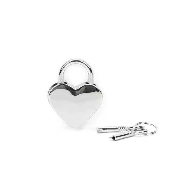 Замочок-сердечко Liebe Seele Heart Shape Padlock Silver (2 шт)