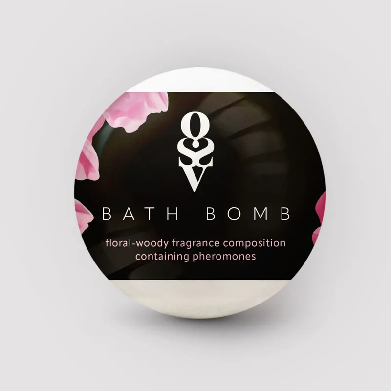 Бомбочка для ванни з феромонами Obsessive Bath bomb Floral - Woody, 100 г