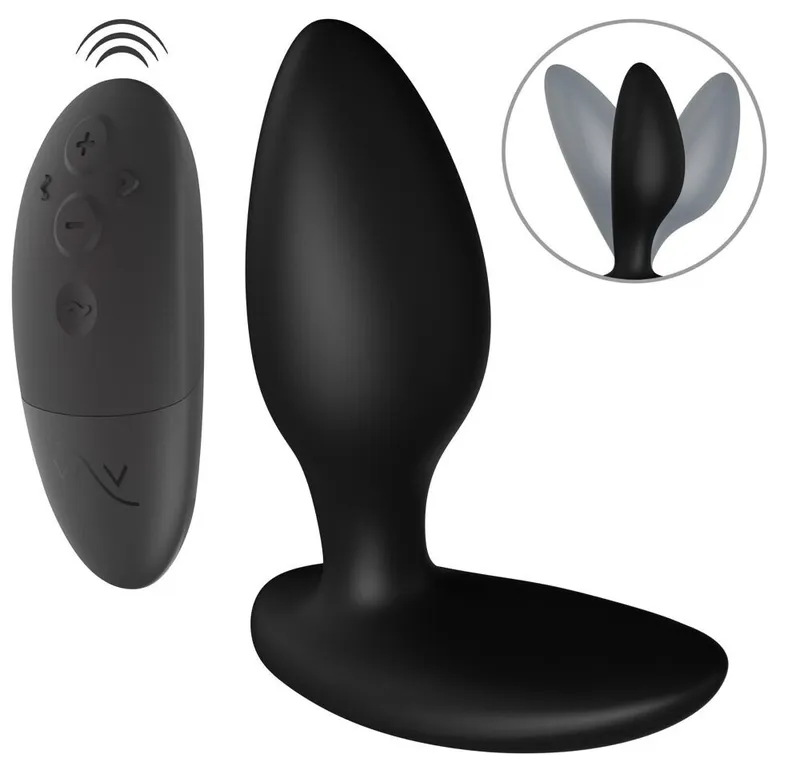 Анальна смарт-вібропробка We-Vibe Ditto+ Satin Black з пультом ДК