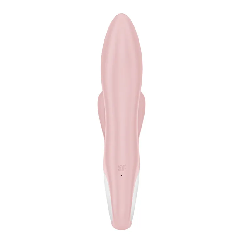 Вібратор-кролик надувний Satisfyer Air Pump Bunny 3, 12 режимів, подвійний відросток