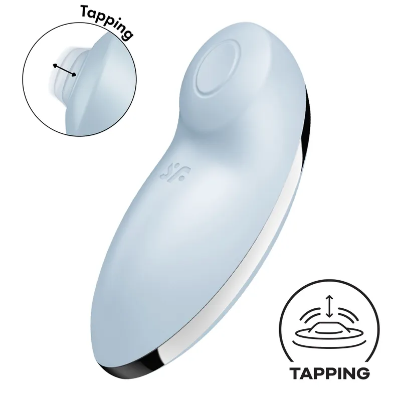 Вібростимулятор-пульсатор Satisfyer Tap & Climax 2 Blue