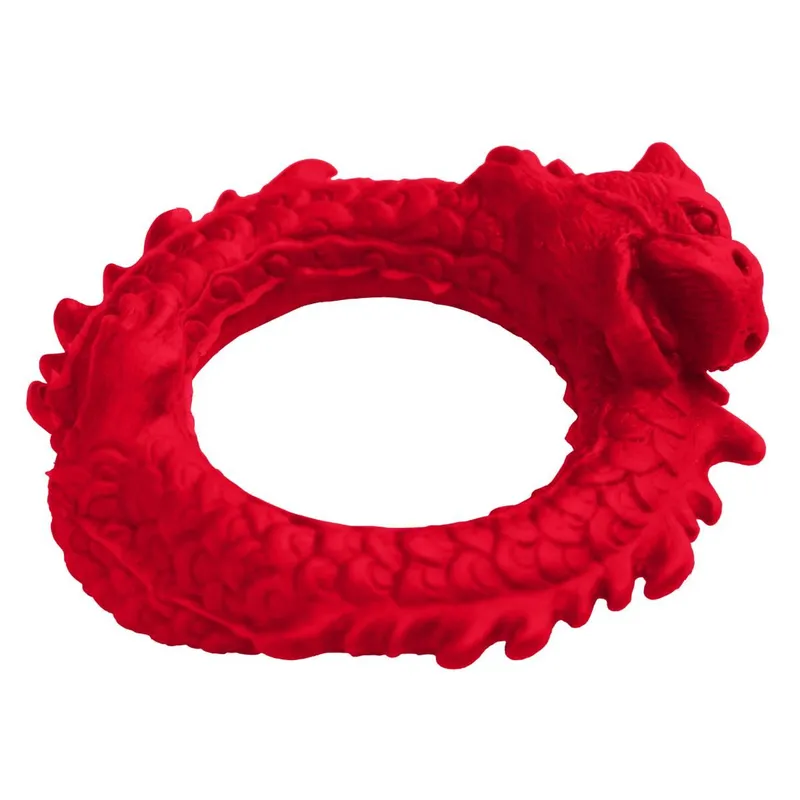 Ерекційне кільце-дракон Creature Cocks Rise of the Dragon Silicone Penis Ring – Red