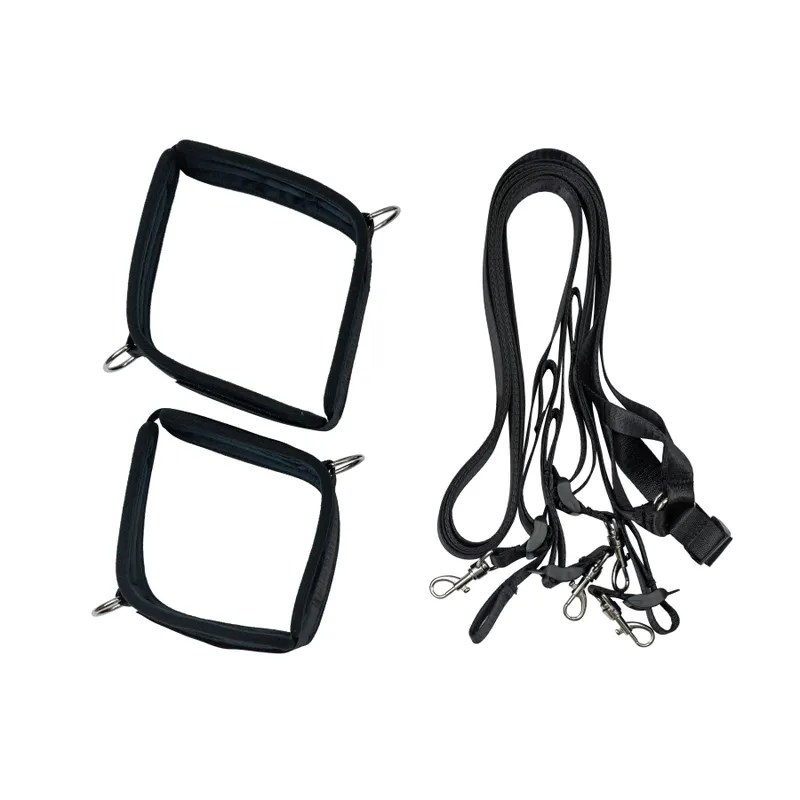 Розтяжка на ліжко Punishment – 5-Piece Bed Restraint Kit, чорна, 5 предметів