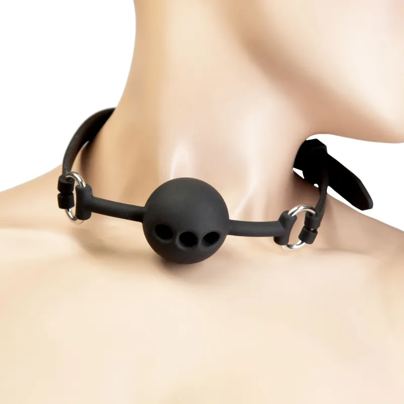 Кляп із силіконовою кулькою Punishment Silicone Ball Gag Black