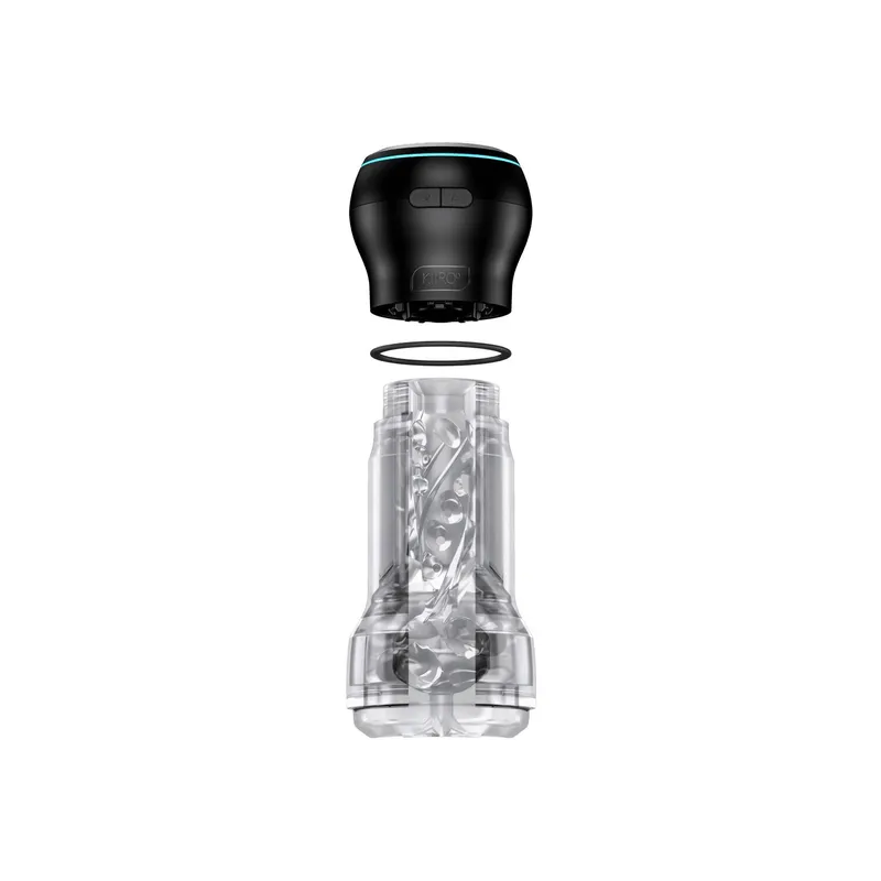 Мастурбатор Kiiroo Feel Pocket Crystal з насадкою PowerBlow Combo Set
