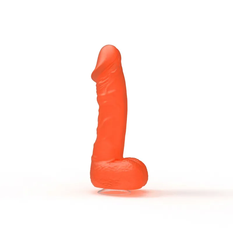 Мило у формі пеніса Чистий Кайф MEDIUM Orange, крафтове мило-член