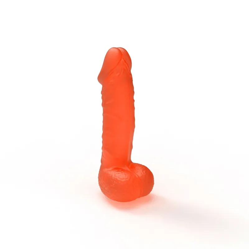 Мило у формі пеніса Чистий Кайф LARGE Orange, крафтове натуральне мило-член