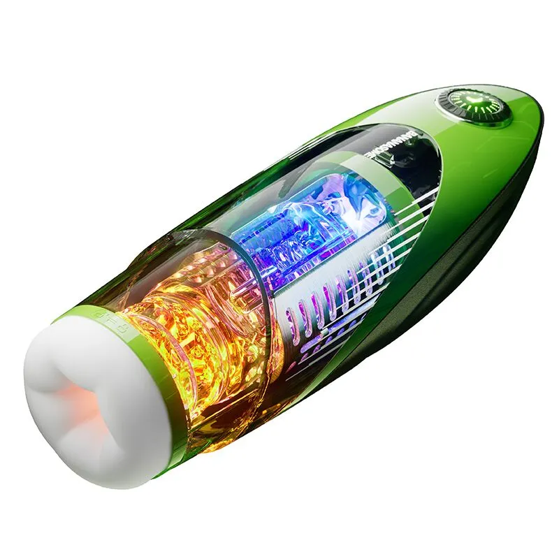 Смарт-мастурбатор BANANASOME ROCKET X7, вібрація, стискання та підігрів