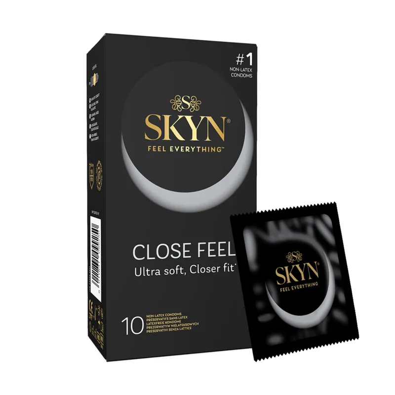 Презервативи безлатексні SKYN Close Feel, 10 шт, щільна посадка