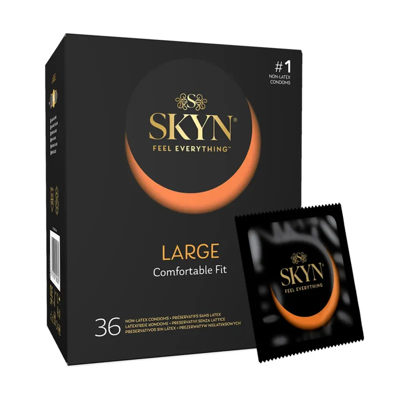 Безлатексні презервативи SKYN Large, 36 шт, збільшений розмір