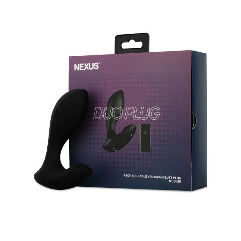 Анальна вібропробка Nexus DUO Plug Medium з пультом ДУ