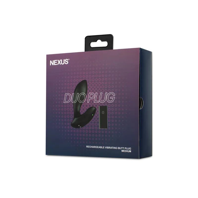 Анальна вібропробка Nexus DUO Plug Medium з пультом ДУ