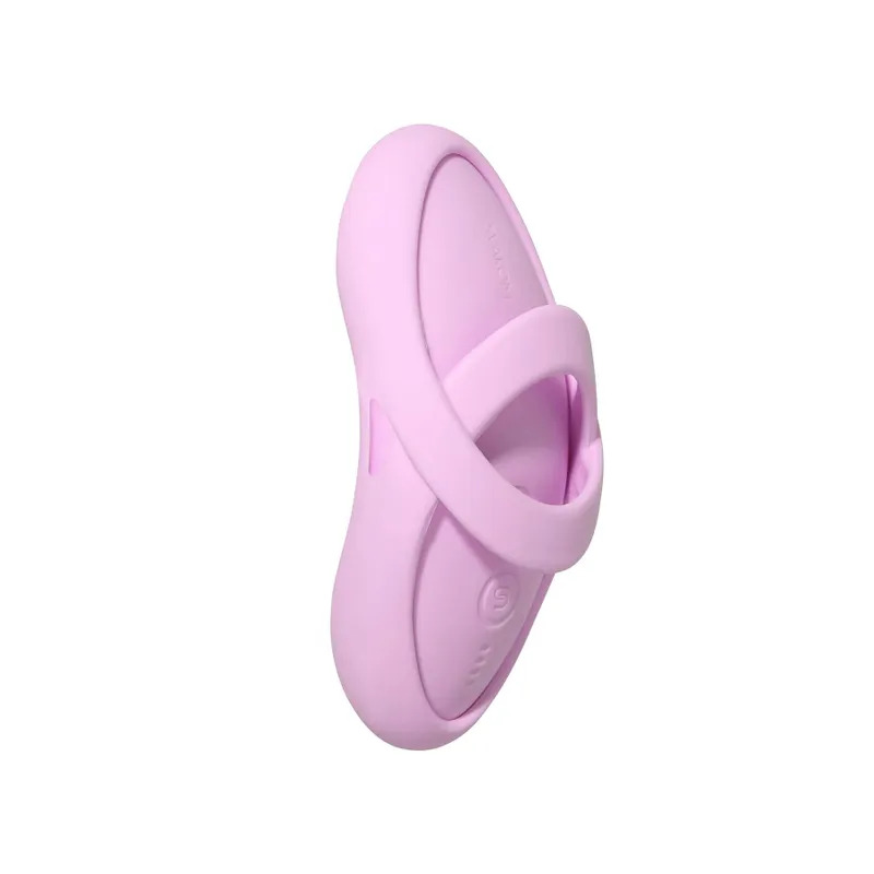 Смарт-вібратор для клітора Svakom Echo 2 Pink Lilac, підігрів до 38 °C, знімна насадка на палець